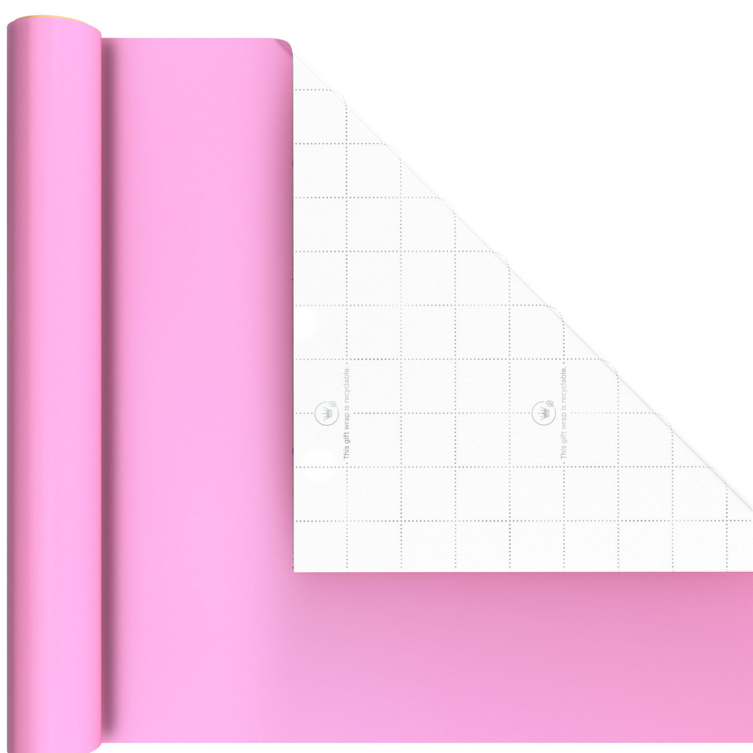 Solid Pink Bows and Diamonds Mini Gift Wrap Rolls Wrap Square image number 6