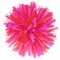 Pink and Orange Pom-Pom Gift Bow, 5.5", Pink & Orange, large image number 1