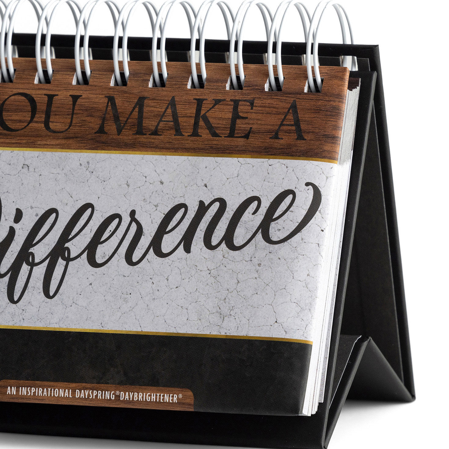 You Make a Difference Inspirational Flip Calendar closeup view image number 5