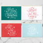 Festive Holiday Wishes Assorted 3D Pop-Up Christmas Cards, Pack of 4, , large image number 4