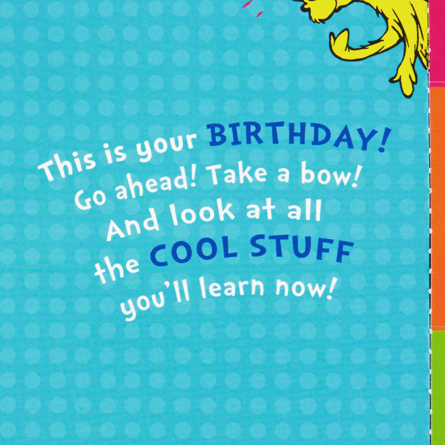 Dr. Seuss™ No One You-er Than You Birthday Card for Granddaughter With Alphabet Flash Cards for only USD 4.99 | Hallmark