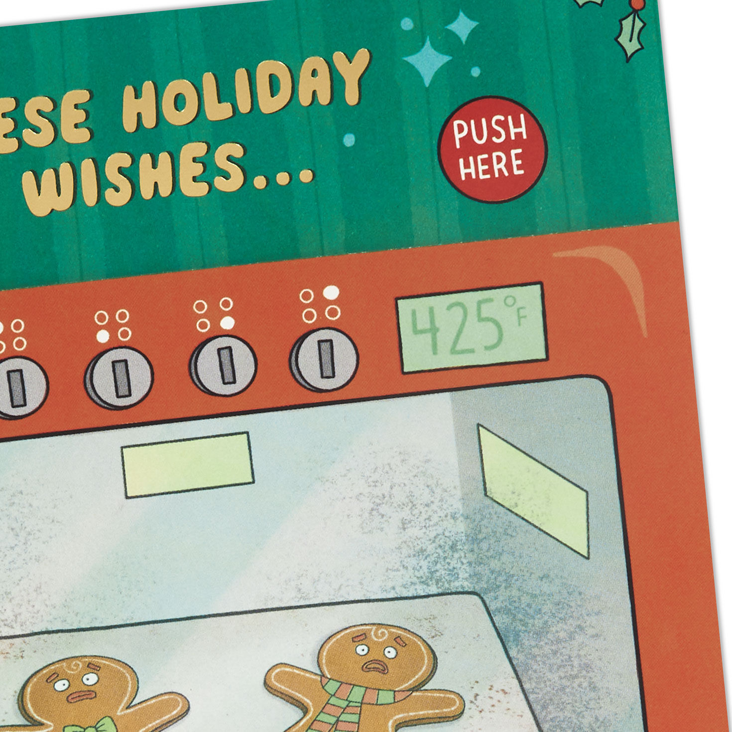 Warm Holiday Wishes Funny Musical Pop-Up Christmas Card With Light, , large image number 6