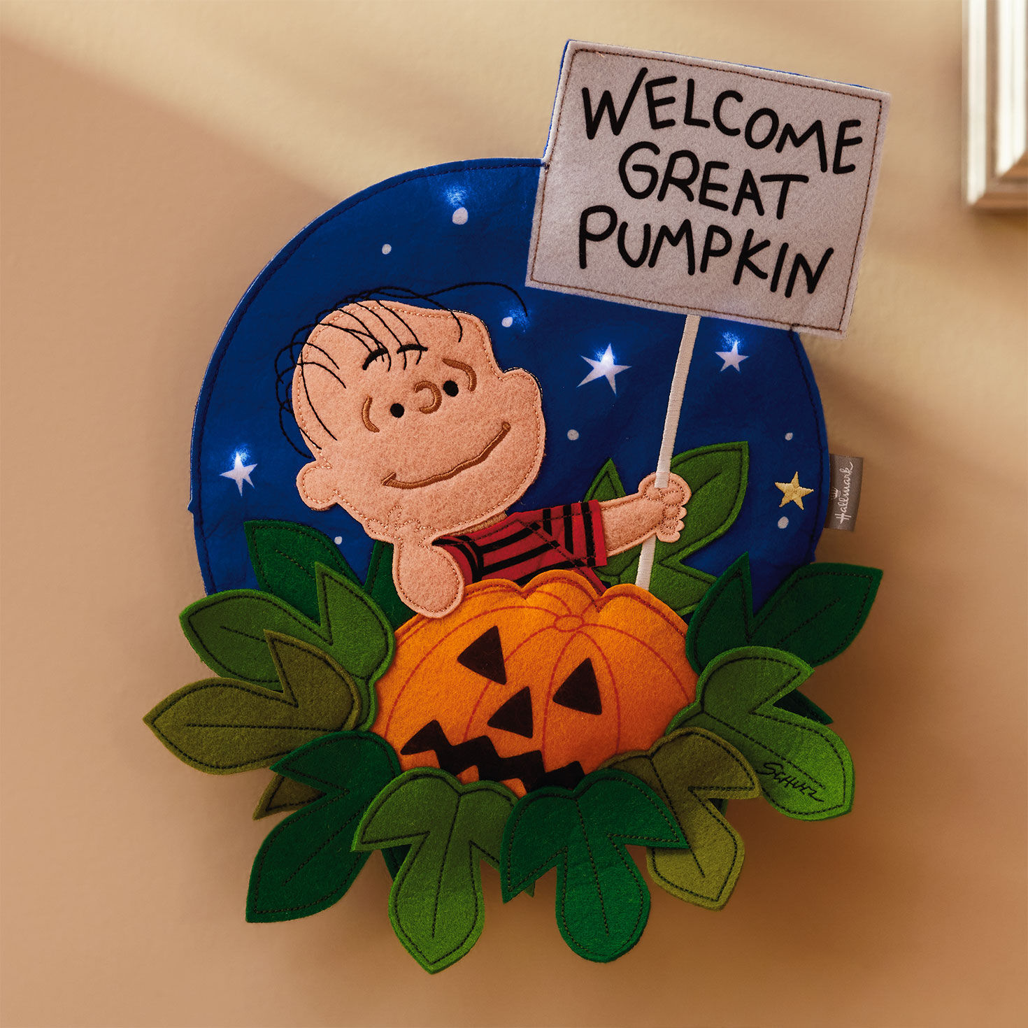 Peanuts® Great Pumpkin 60th Anniversary Wall Décor With Light, 11.5"