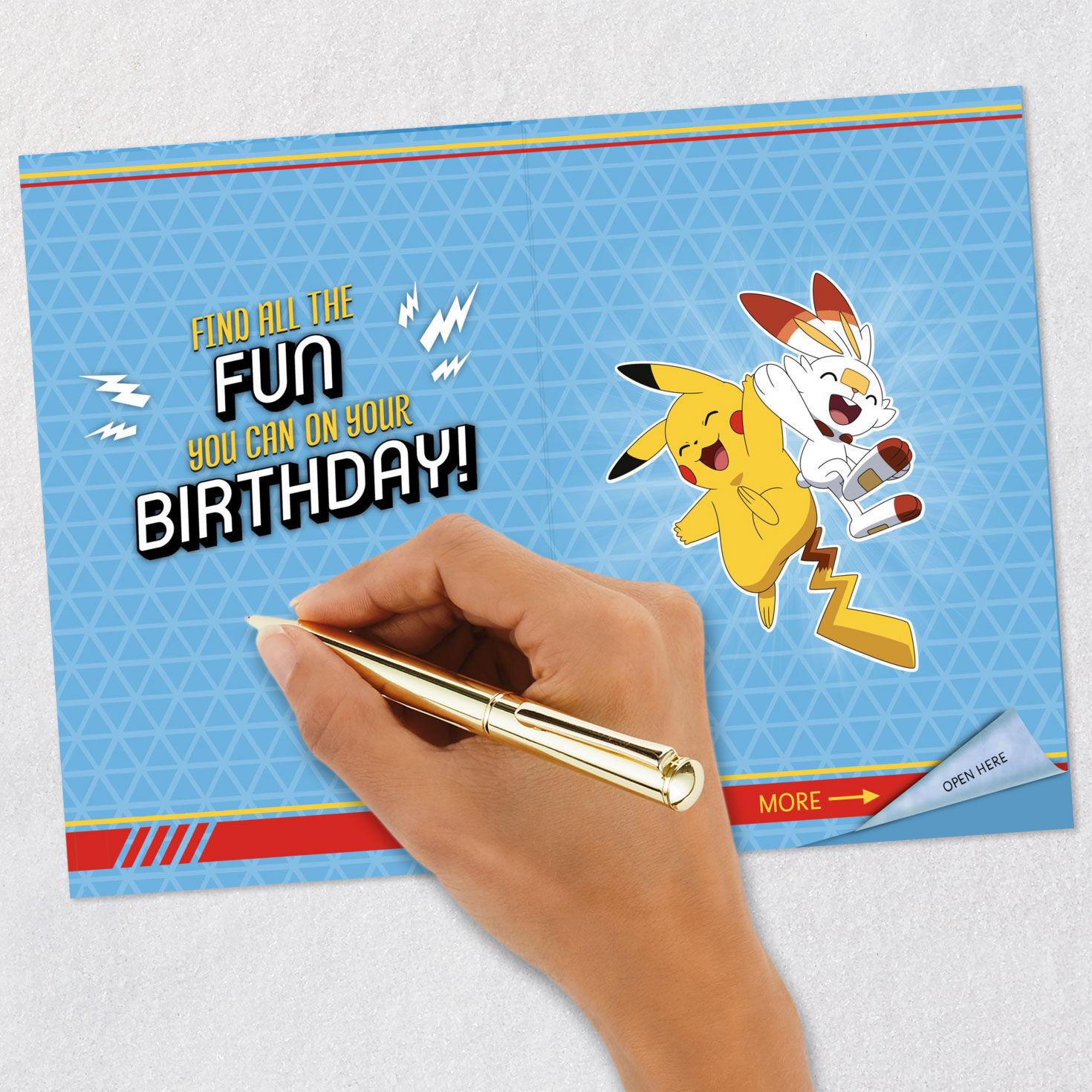 Pokémon You're a Master Trainer Birthday Card for Kids With Fold-Out Poster for only USD 3.99 | Hallmark