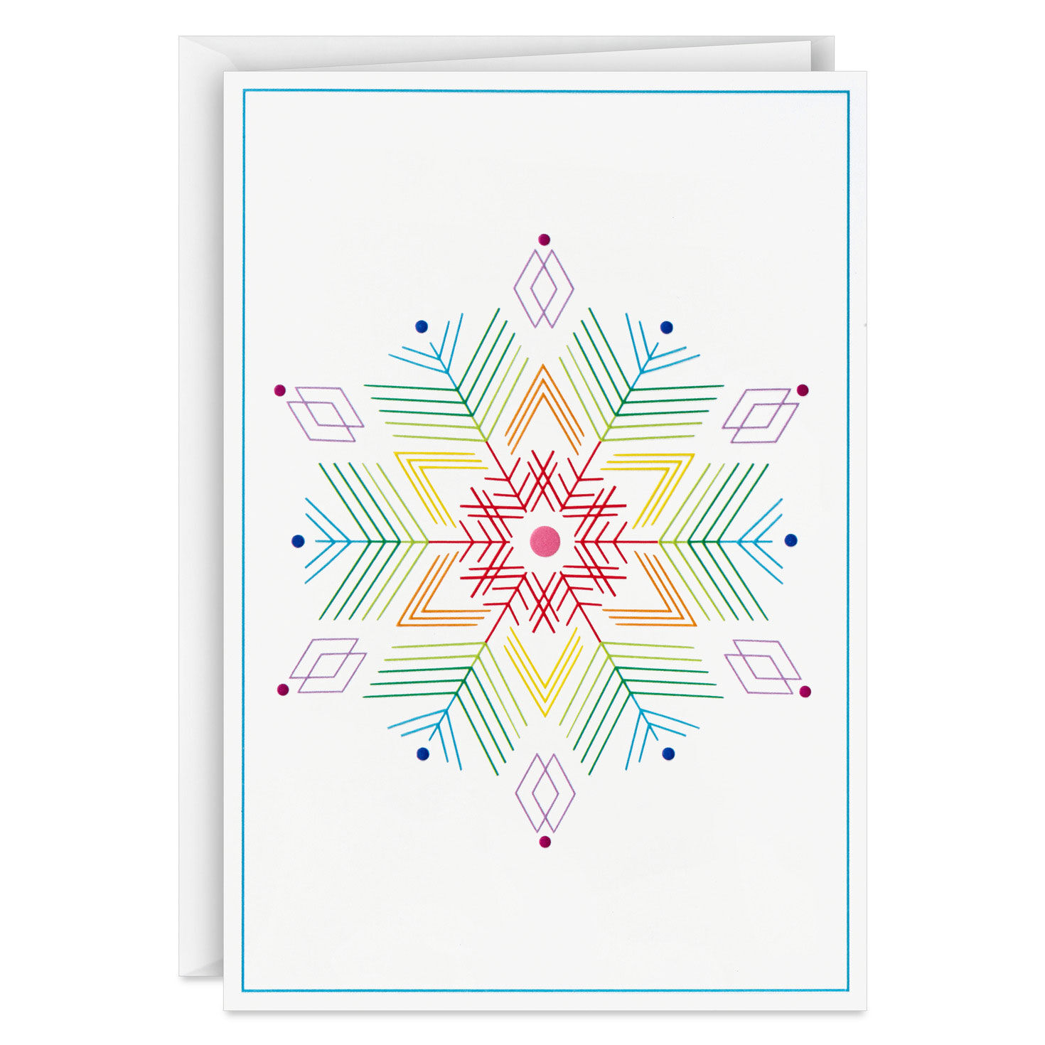 UNICEF Rainbow Snowflake Boxed Holiday Cards, Pack of 20 for only USD 20.50 | Hallmark