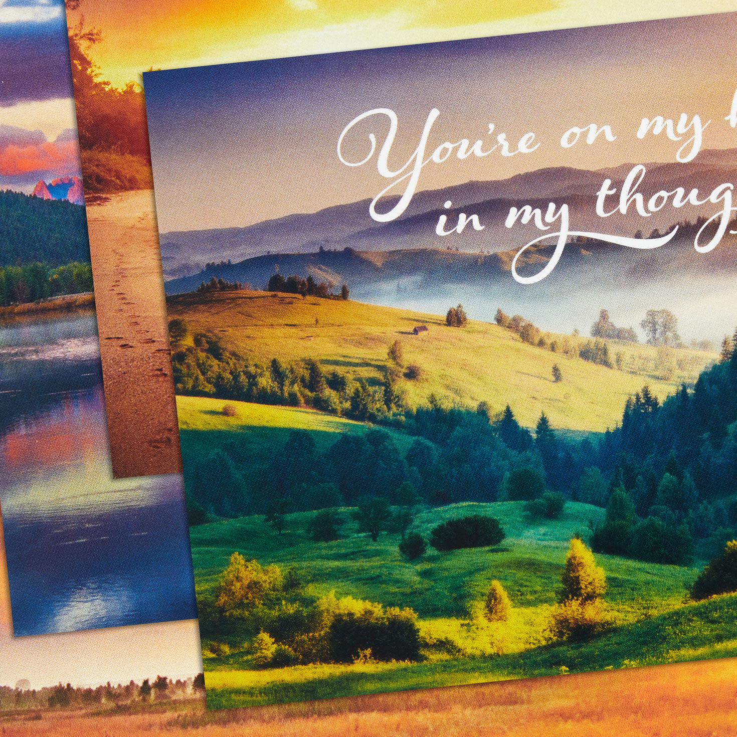 Sunsets Assorted Boxed Care and Concern Cards Cover Detail image number 5