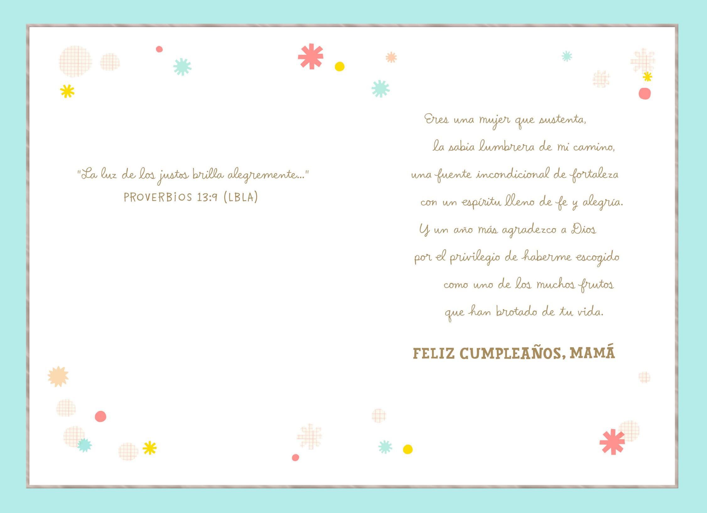 Your Light Never Dims Birthday Card for Mom