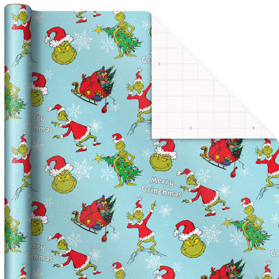 Dr. Seuss™ Grinch 3-Pack Christmas Wrapping Paper Assortment, 105 sq. ft., , large image number 7