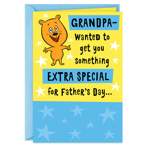 A Big Hug Father's Day Card for Grandpa, 