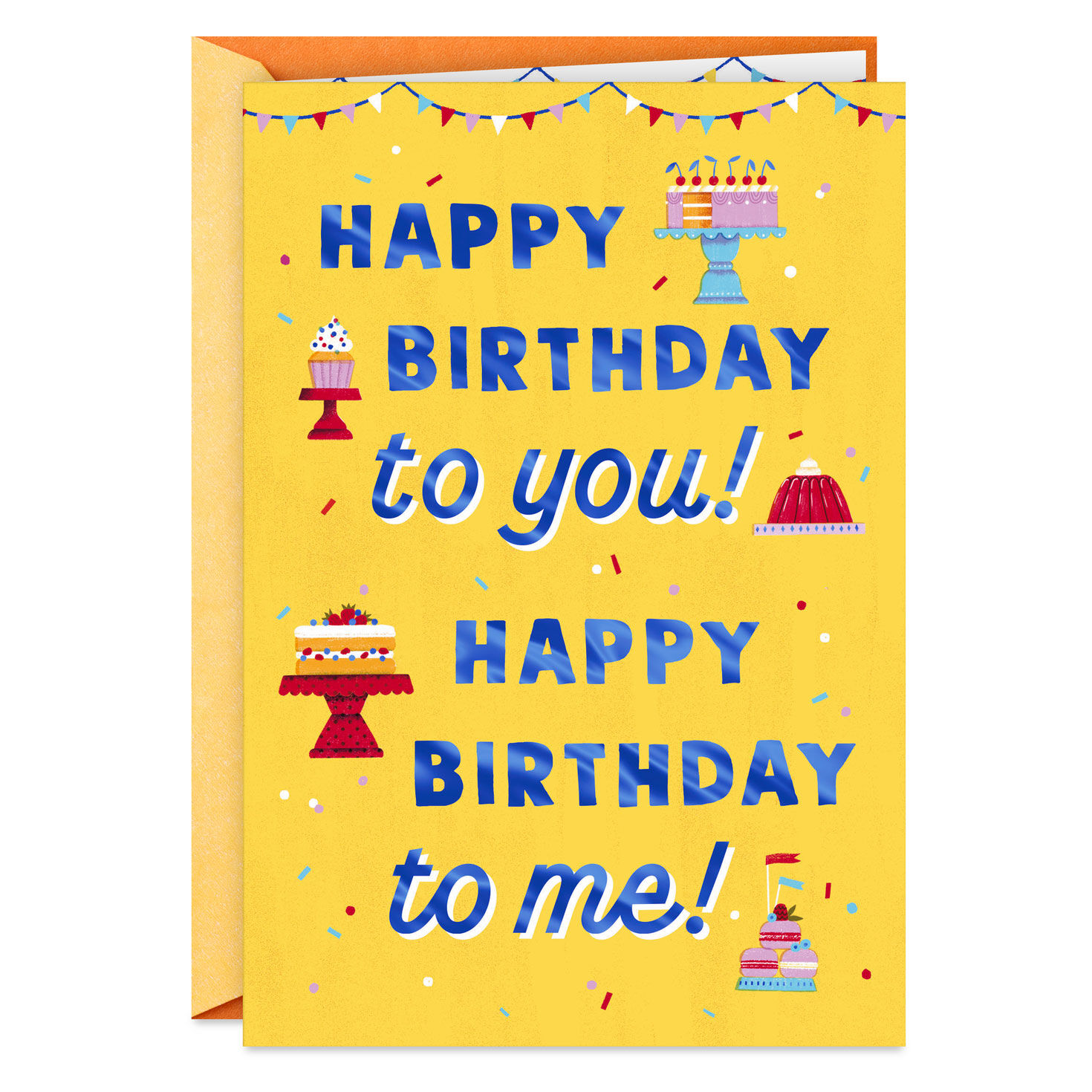 Happy Day to Us Shared Birthday Card