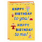Happy Day to Us Shared Birthday Card, , large image number 1