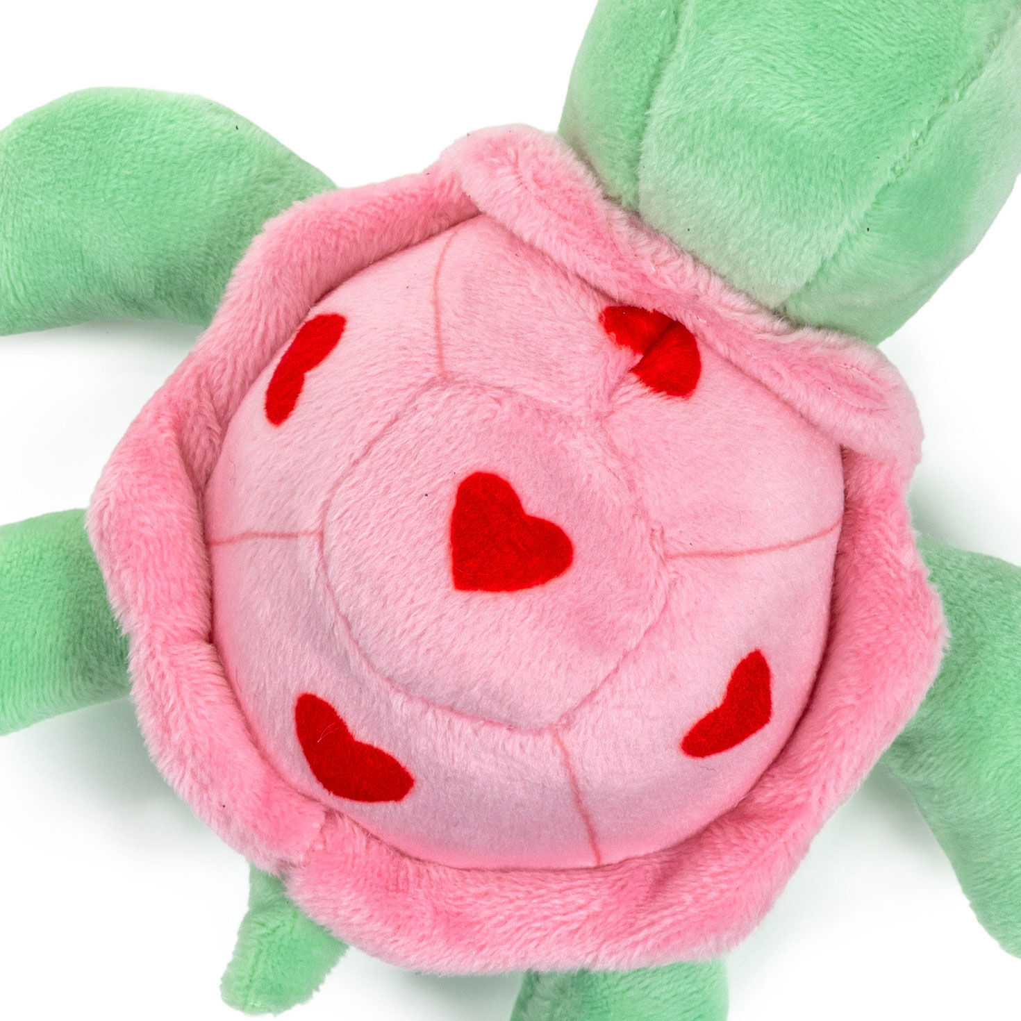 Zip-Along Turtle Plush Toy upclose view image number 5