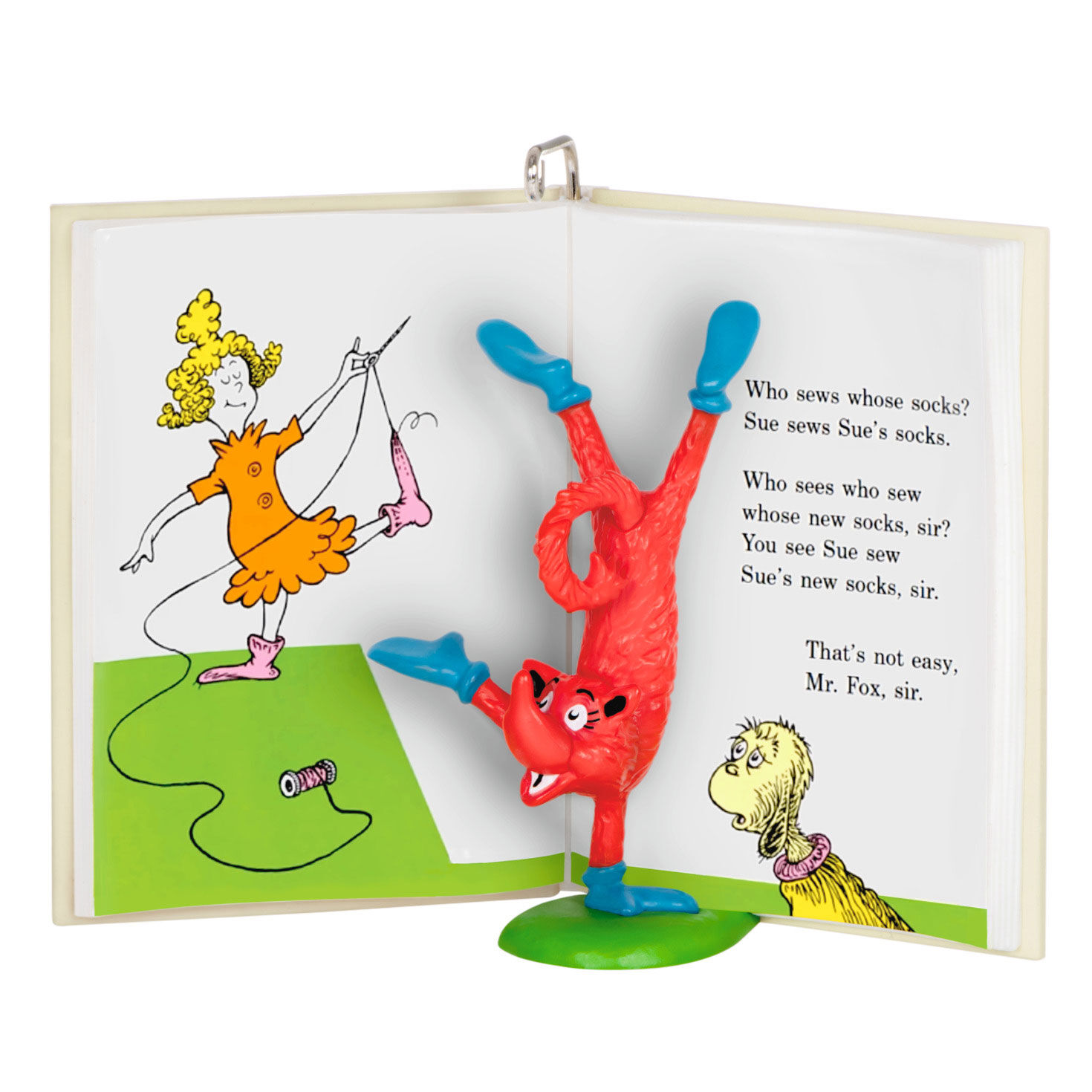 Dr. Seuss's Fox in Socks™ Who Sews Whose Socks? Ornament - Keepsake  Ornaments - Hallmark