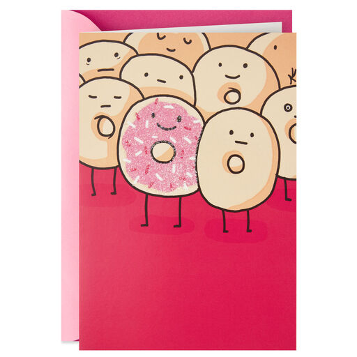 You're the Sprinkled Donut in a Sea of Glazed Card, 