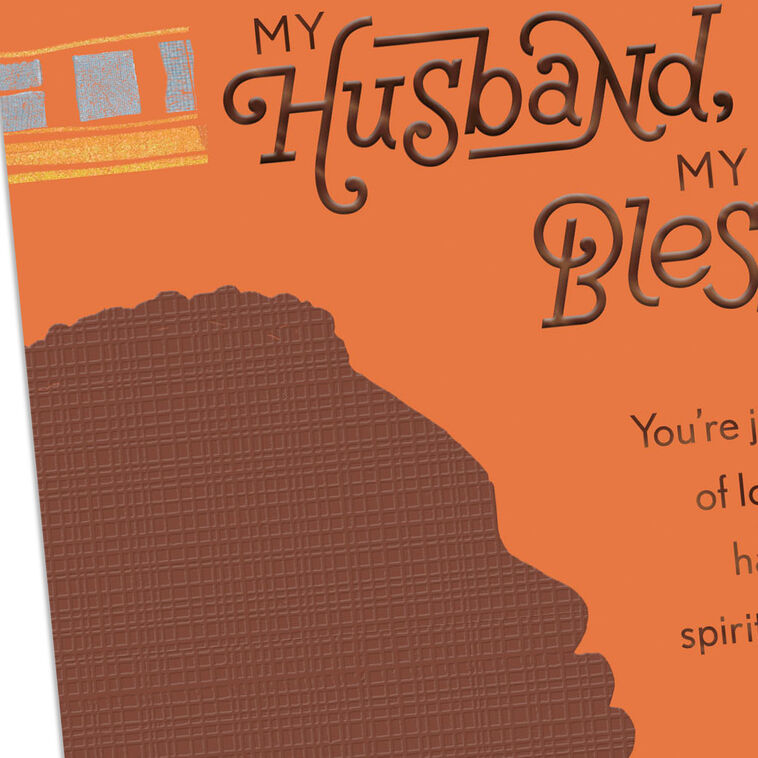 My Husband, My Blessing Birthday Card, , large image number 4