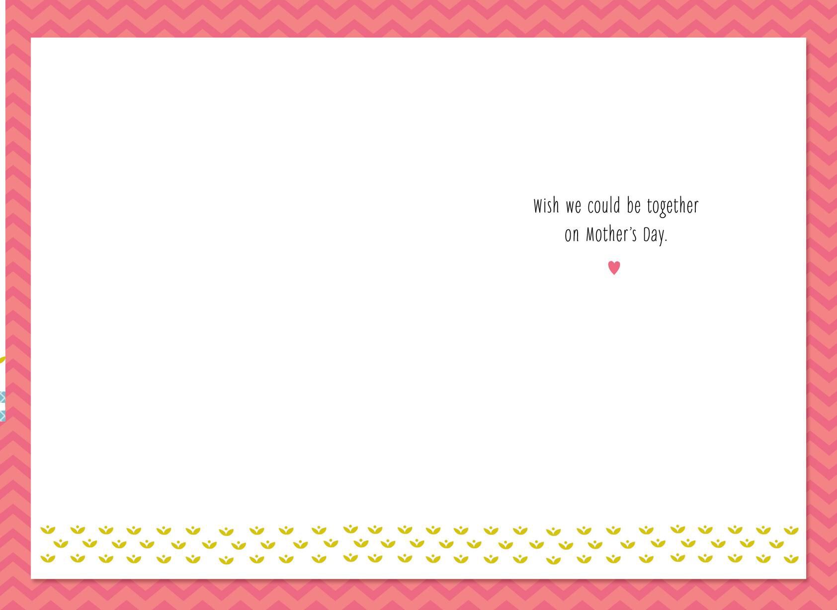 Thinking of You Across the Miles Mother's Day Card