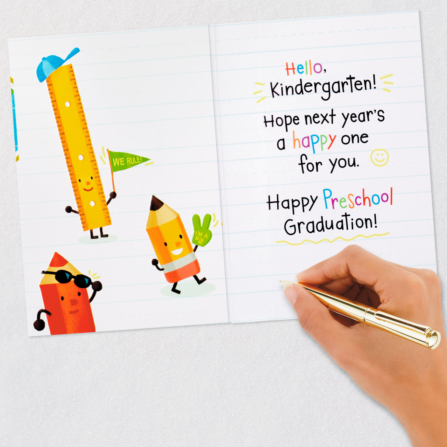 Classroom Characters Preschool Graduation Card for Kid for only USD 2.99 | Hallmark