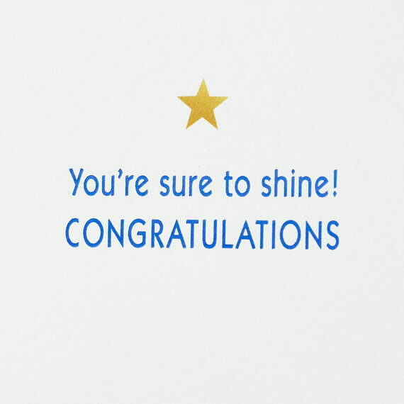 Gold Star New Job Congratulations Card, , large image number 2