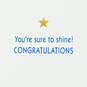 Gold Star New Job Congratulations Card, , large image number 2
