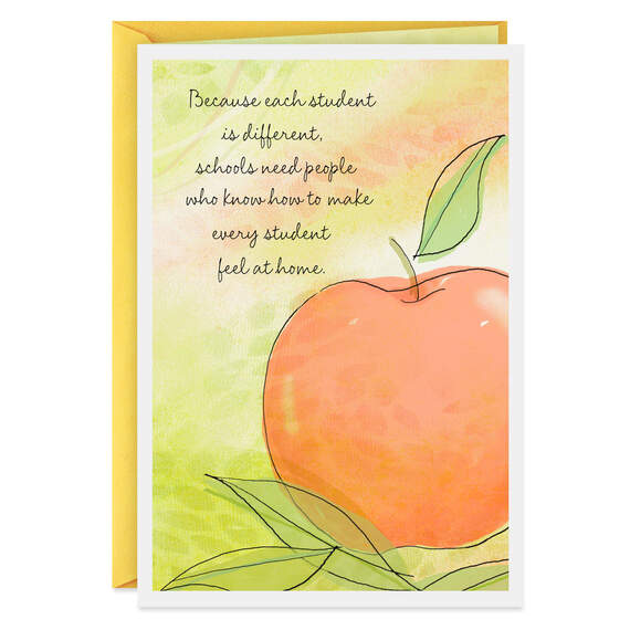 Schools Need People Like You Thank-You Card for Teacher