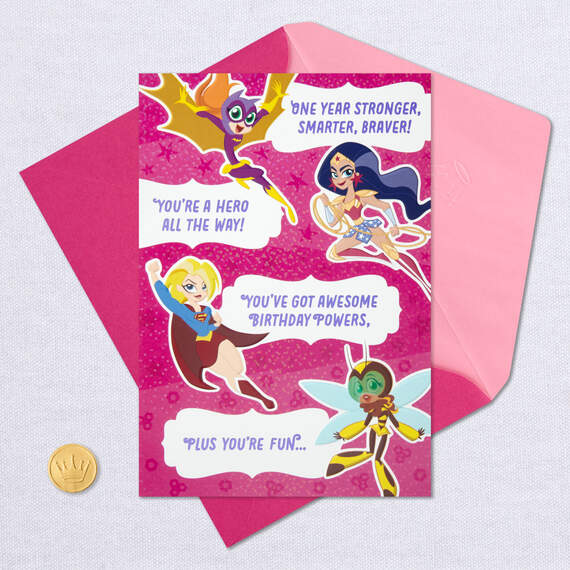 DC Comics™ DC Super Hero Girls™ You Rule Today Birthday Card, , large image number 5