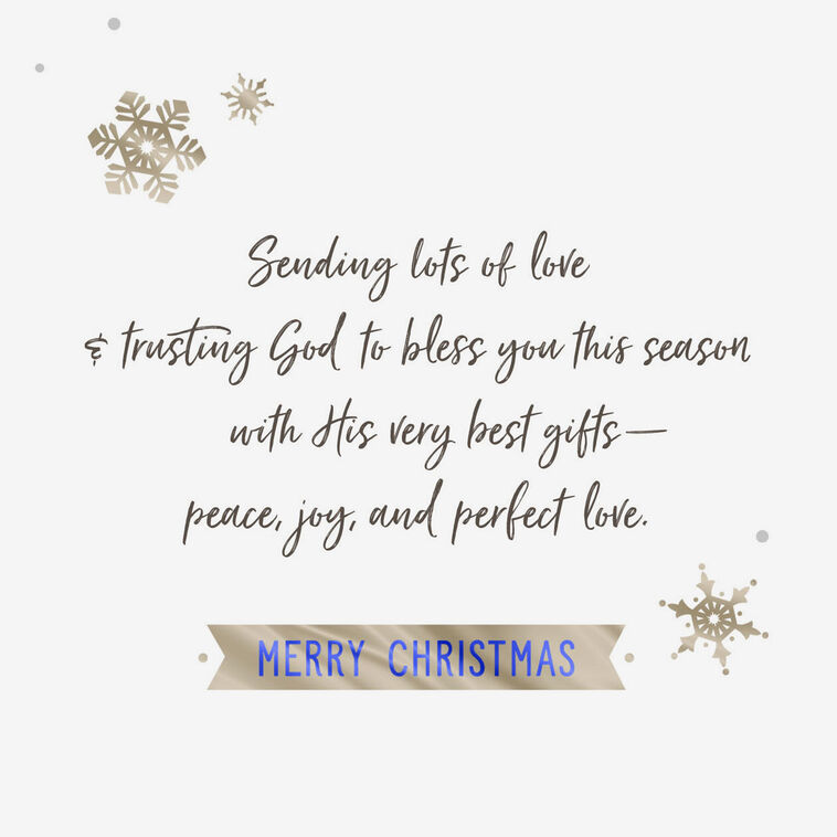 Blessings and Love Religious Christmas Card for Son and Daughter-in-Law, , large image number 2