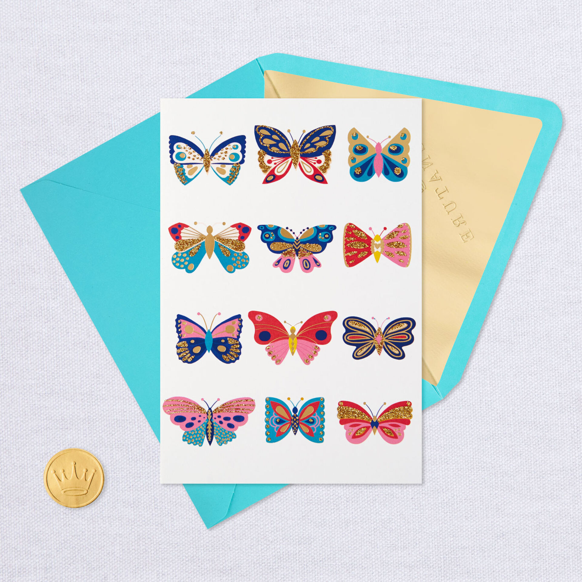 a dozen butterflies blank card greeting cards hallmark
