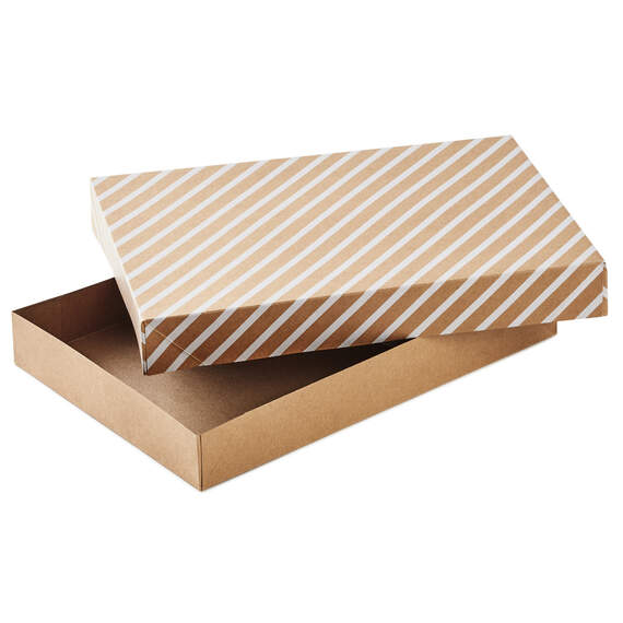 Snowflakes and Stripes 12-Pack Designed Brown Shirt Boxes, , large image number 4
