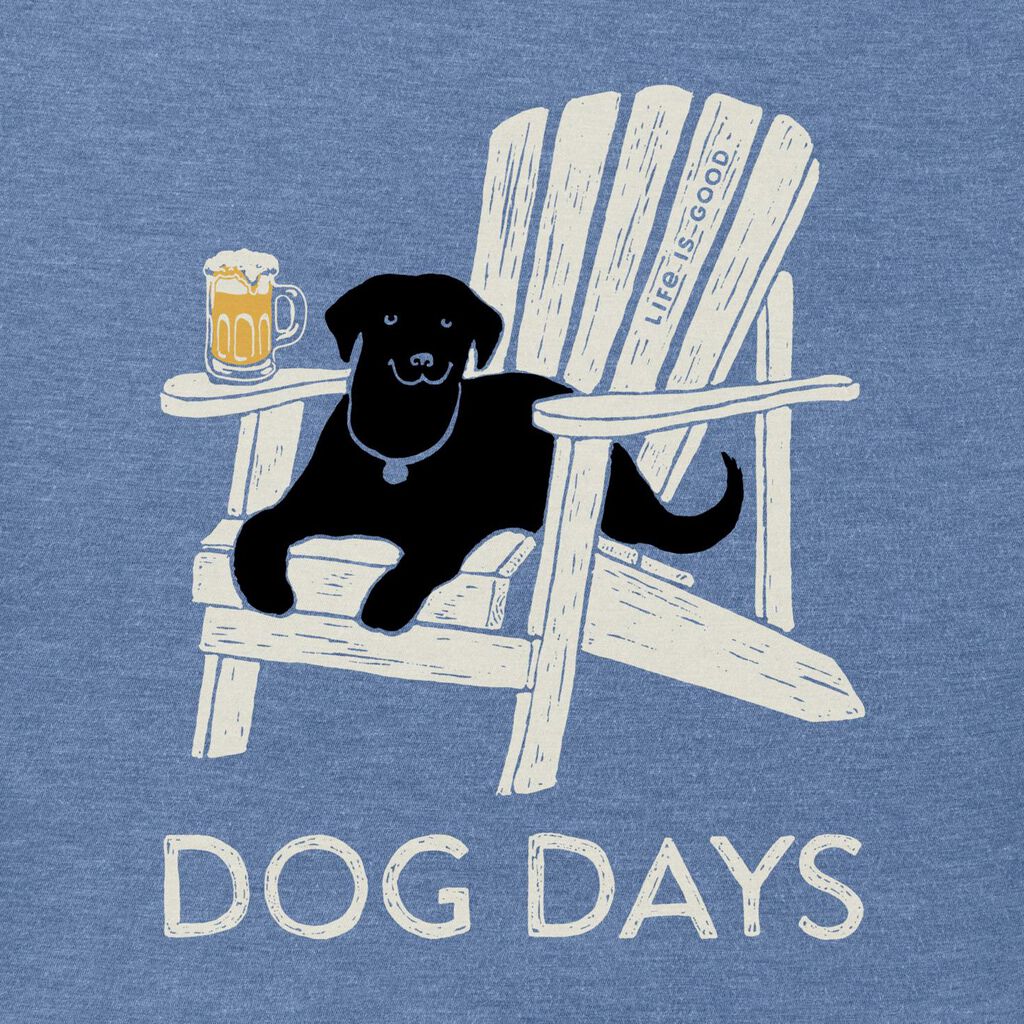 Life is Good Men's Dog Days TShirt, XLarge Clothing Hallmark