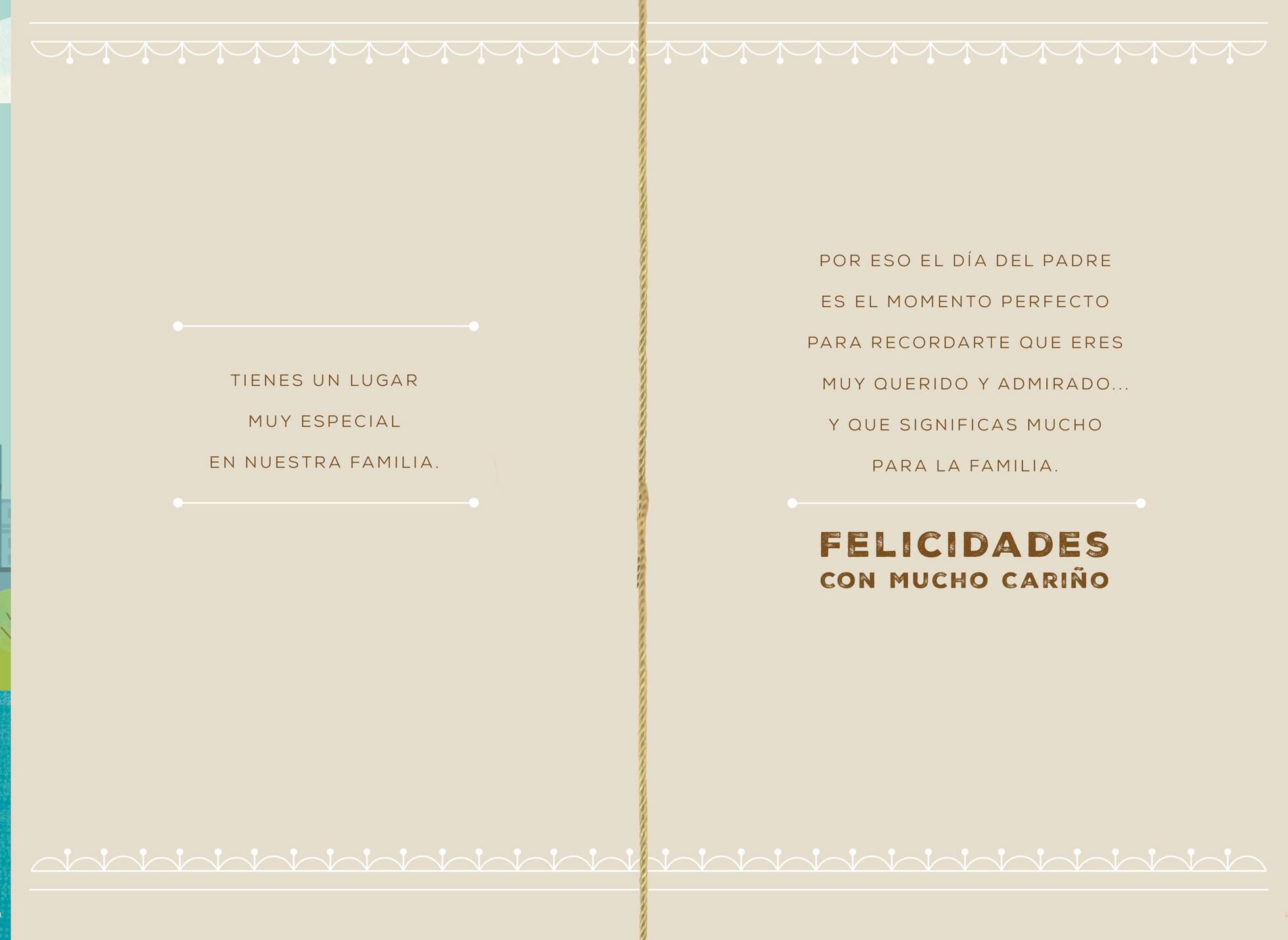 You're Special To Our Family Spanish-Language Father's Day Card for Son-in-Law