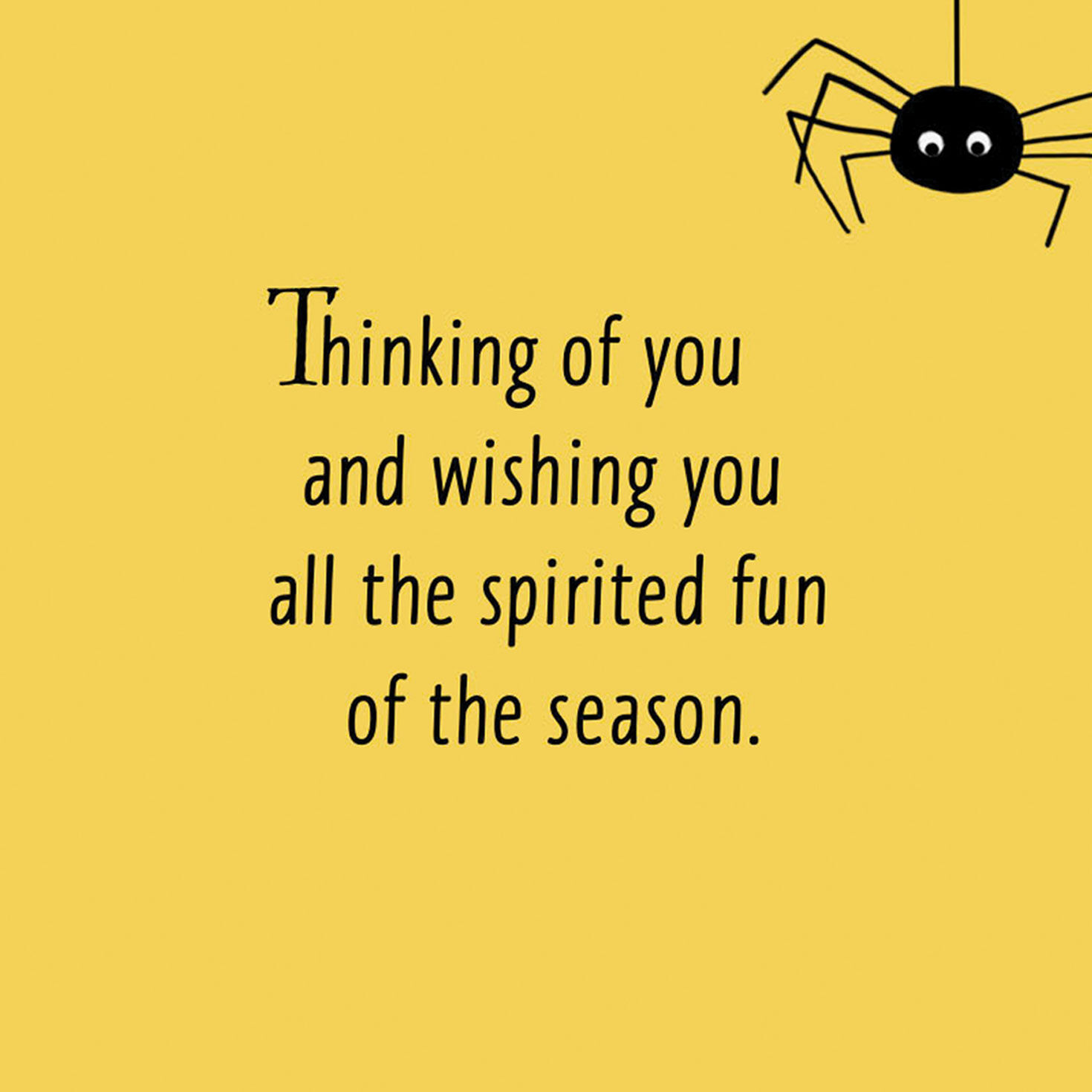 Spider on Pumpkin Happy Halloween Card Sentiment image number 2