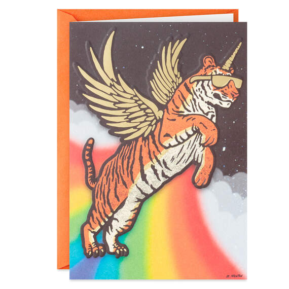 Almost Too Awesome Flying Tiger Card