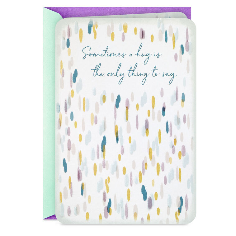 Sending a Hug Blank Support Card