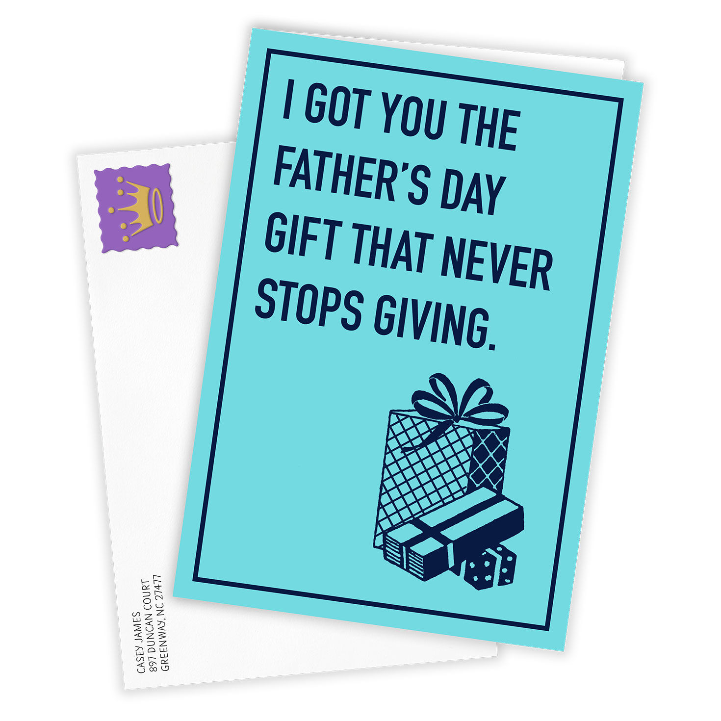Never-Ending Gift Funny Custom Father's Day Card, , large image number 2