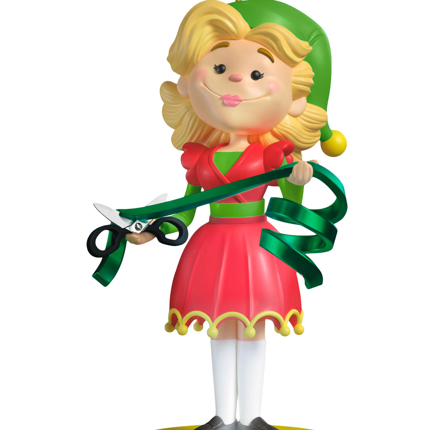 Elf Collection Jovie Keepsake Ornament closeup view image number 5