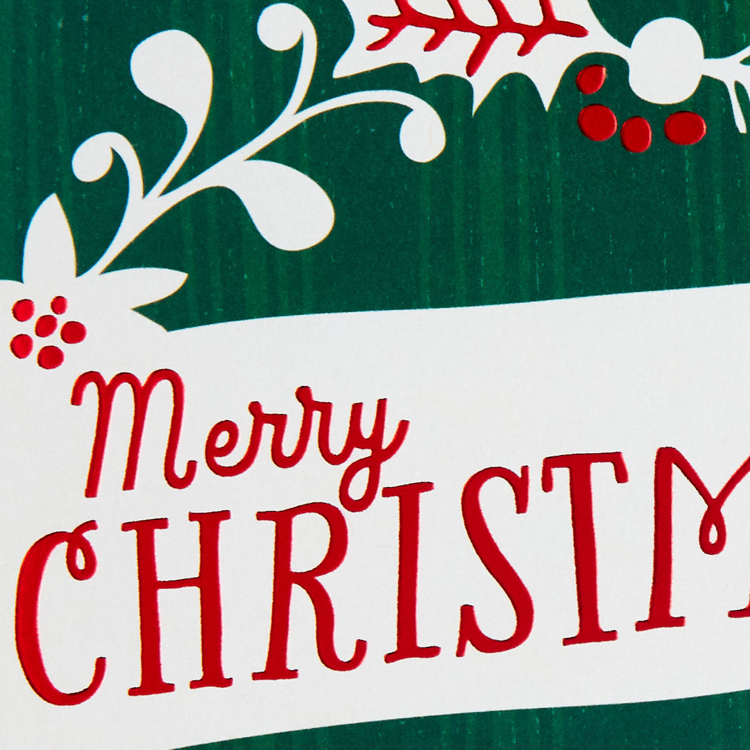 Illustrated Wreath and Banner Christmas Cards, Pack of 10, , large image number 4