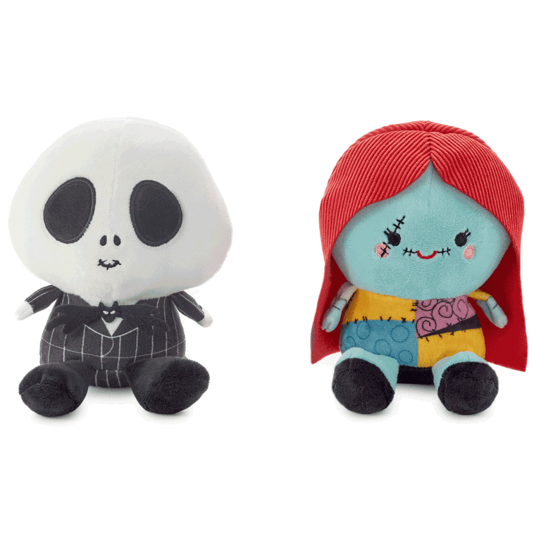 Disney Tim Burton's The Nightmare Before Christmas Better Together Jack & Sally Magnetic Plush, 5", , large image number 2