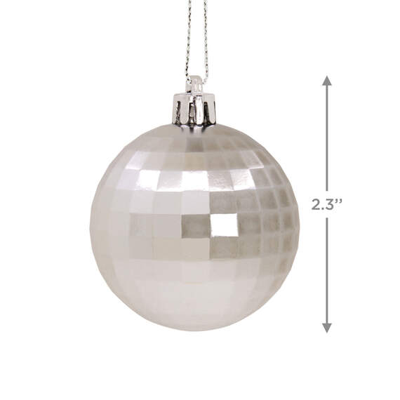 24-Piece Silver Shatterproof Hallmark Ornaments Set, , large image number 3