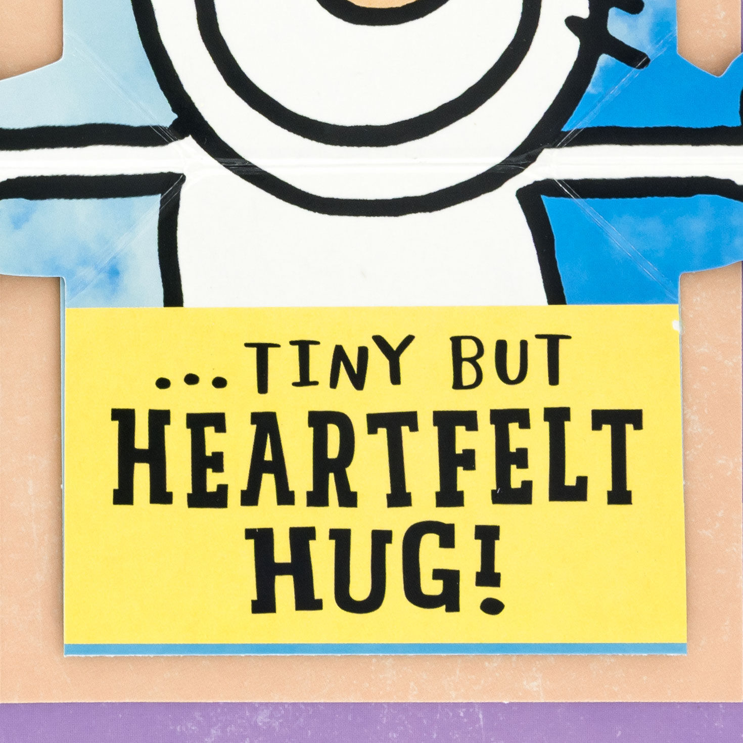 Funny Cartoon Cat Hug Pop-Up Get Well Card Sentiment image number 3