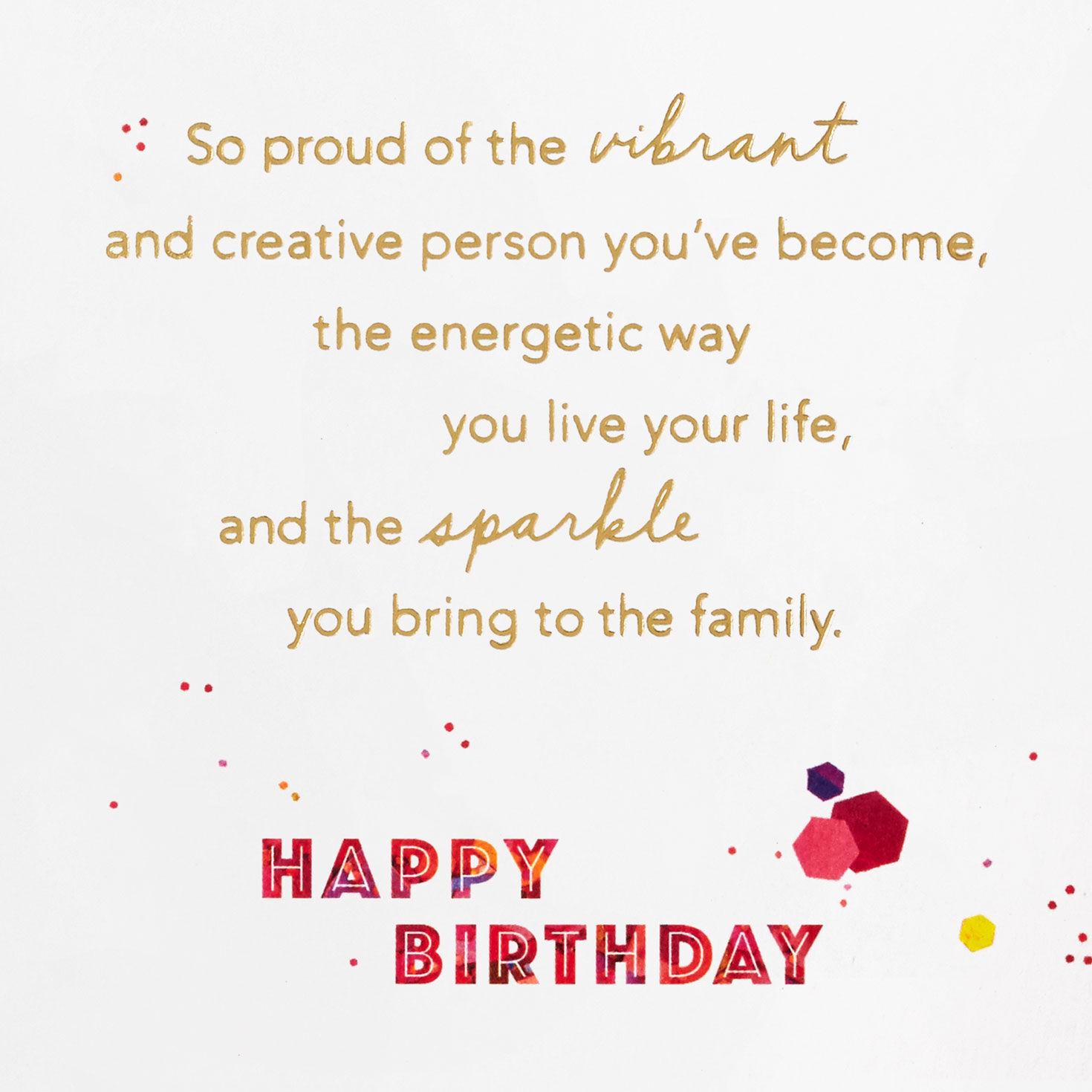 Proud of the Sparkle You Bring to Our Family Birthday Card for Daughter for only USD 4.59 | Hallmark
