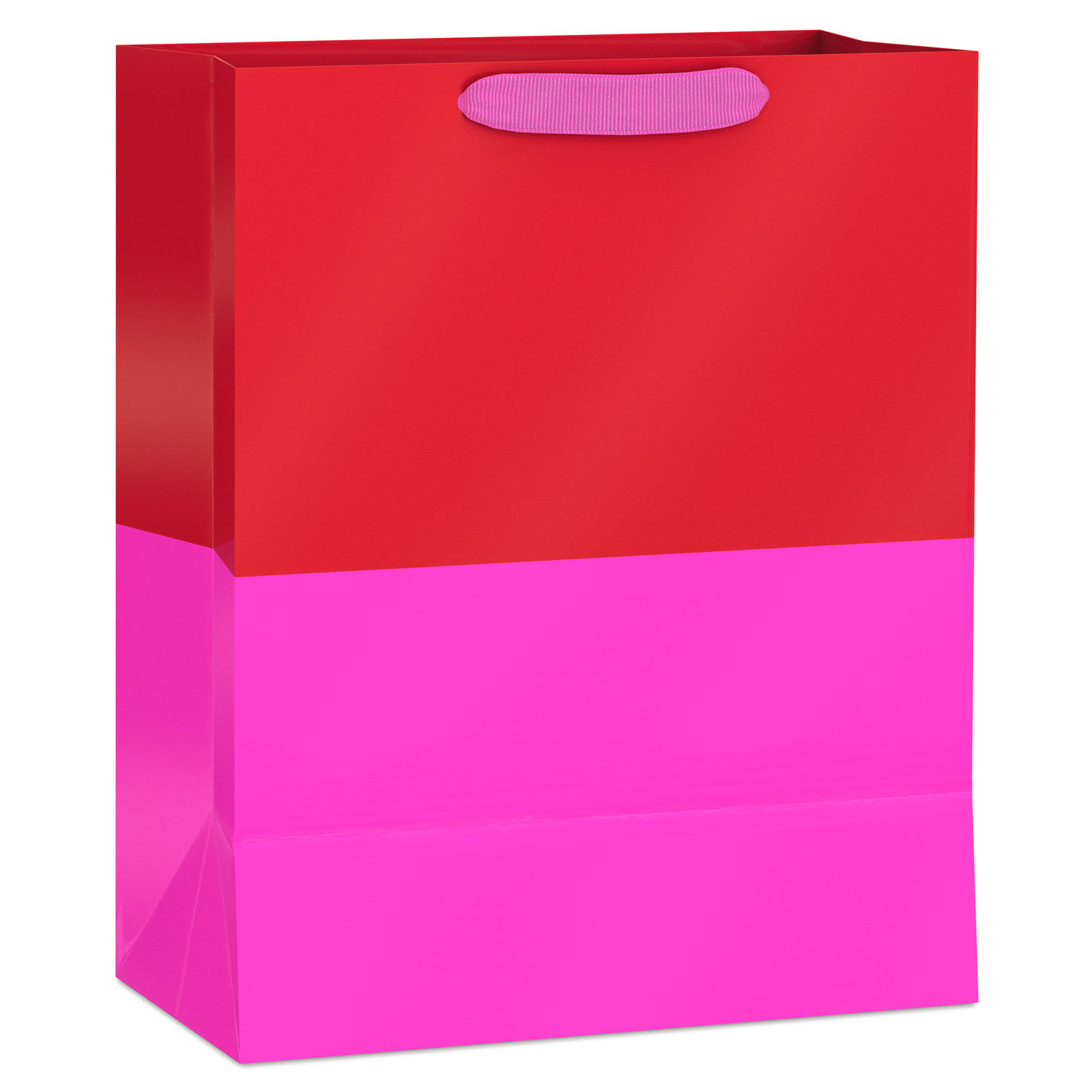 Red and Fuchsia Large Gift Bag back image number 6