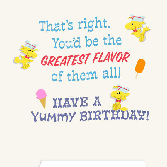 Peanuts® Snoopy Best Ice Cream Birthday Card, , large image number 2