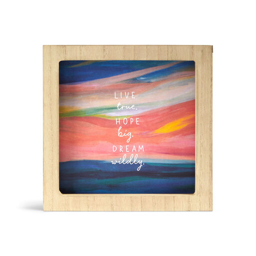 Demdaco ArtLifting Daily Affirmations Frame With 25 Interchangeable Prints, 