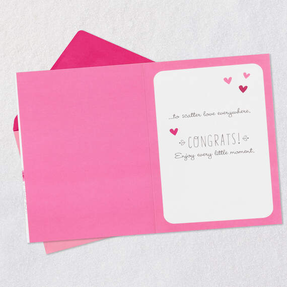 Scatter Love Everywhere Baby Girl Card, , large image number 3