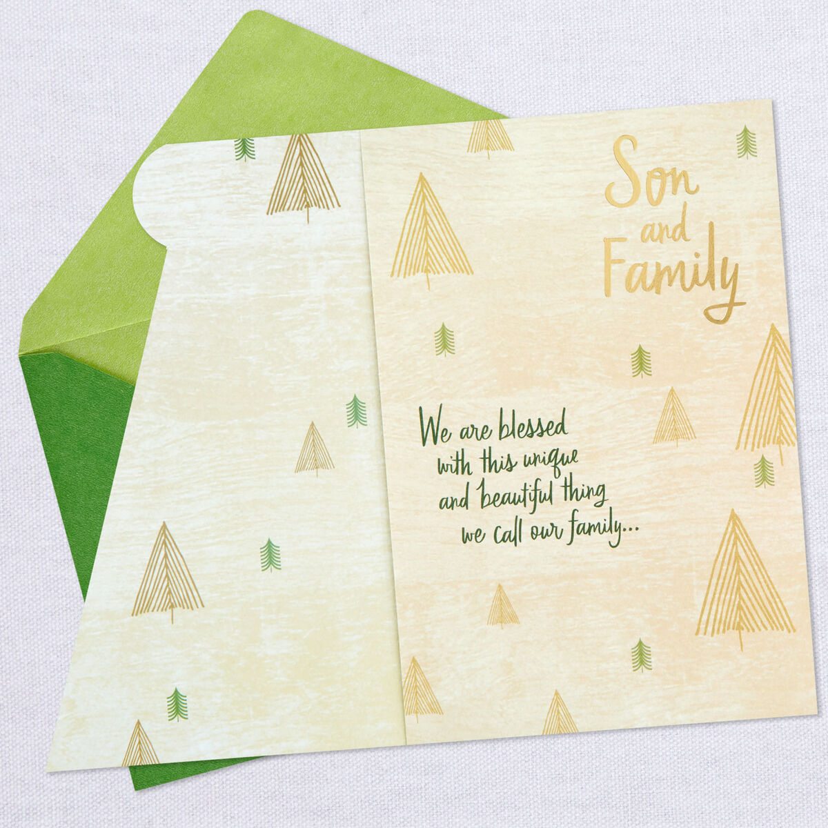 We Are Blessed Christmas Card for Son and His Family - Greeting Cards - Hallmark