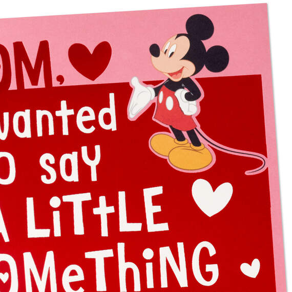 Disney Mickey Mouse Carried Away Funny Pop-Up Valentine's Day Card for Mom, , large image number 5
