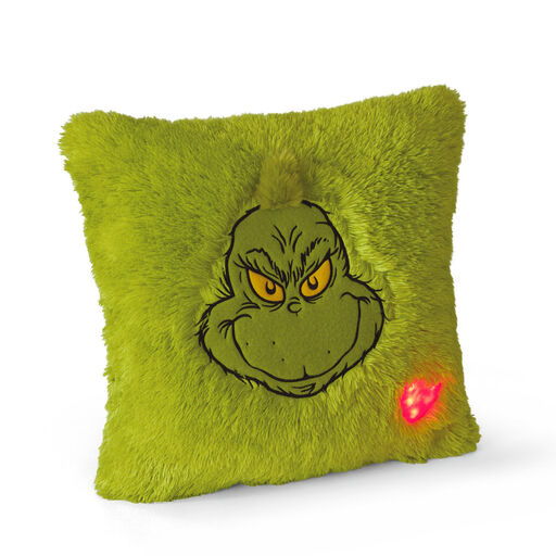 Dr. Seuss's How the Grinch Stole Christmas!™ Grinch Light-Up Pillow, 16x16, 