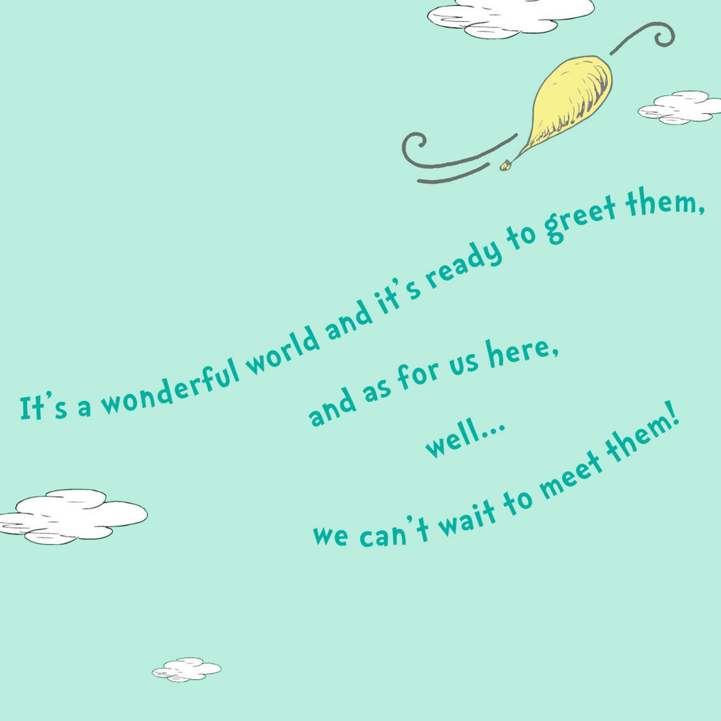 Dr. Seuss™ Oh, the Places They'll Go! New Baby Card for only USD 2.99 | Hallmark