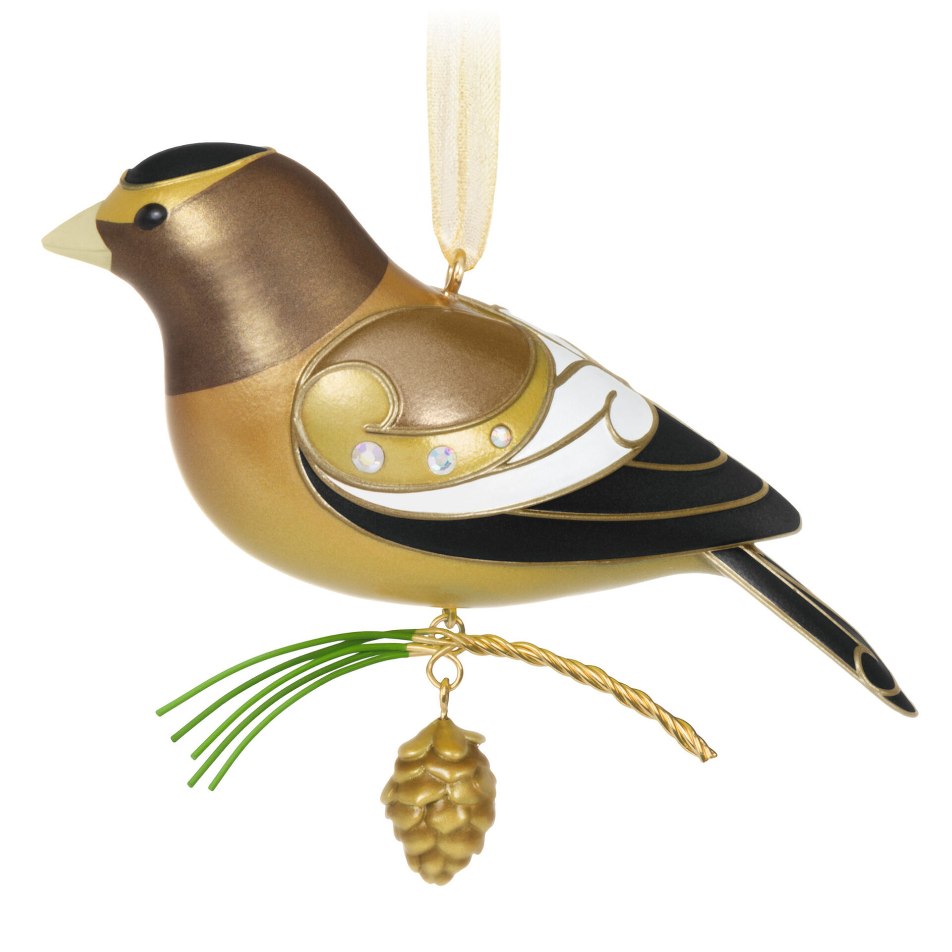 The Beauty Of Birds Evening Grosbeak Ornament Keepsake Ornaments Hallmark