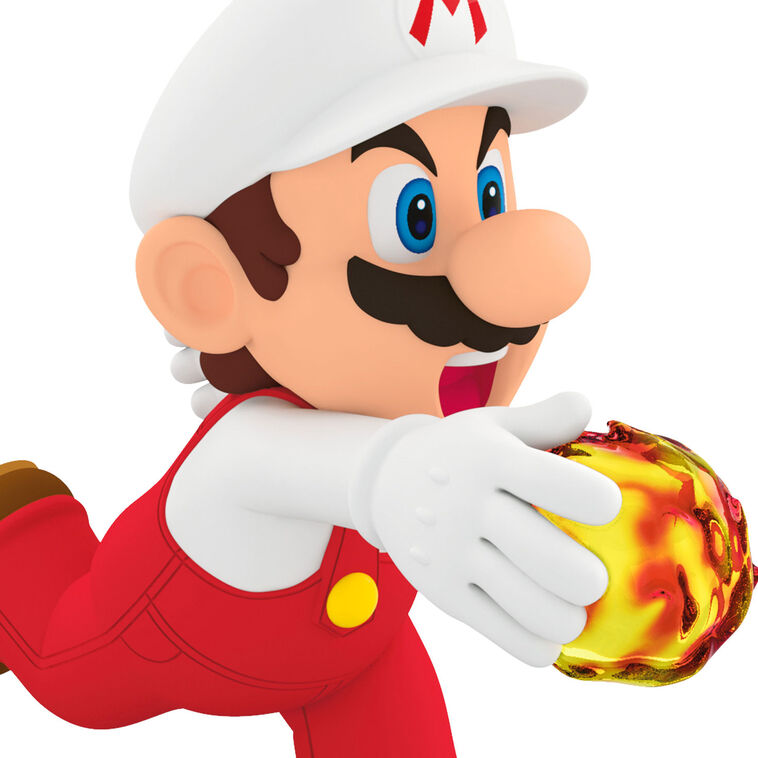 Fire Mario Cap Nintendo Powered Up With Mario Fire Mario Ornament - Keepsake Ornaments ...